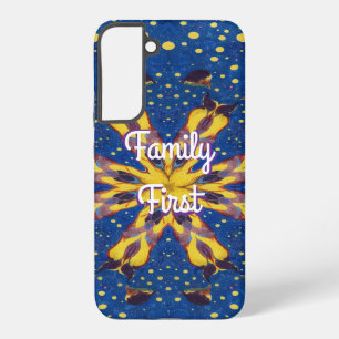 Samsung-Hülle mit „Familie zuerst“ – Elegantes Mas Samsung Galaxy Hülle
