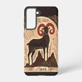 Samsung Phone Case Aries Celestial Zodiac Art Samsung Galaxy Hülle