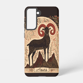 Samsung Phone Case Aries Celestial Zodiac Art Samsung Galaxy Hülle