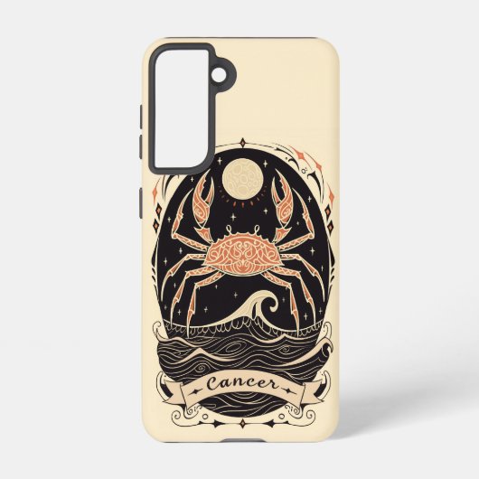 Samsung Phone Case Cancer Celestial Zodiac Art Samsung Galaxy Hülle (Rückseite)