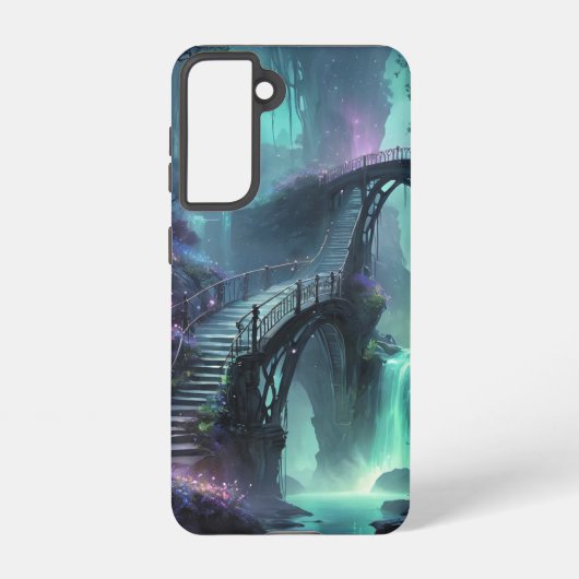 Samsung Phone Case: Höhlen auf dem Moonstone Galaxy Hülle (Rückseite)