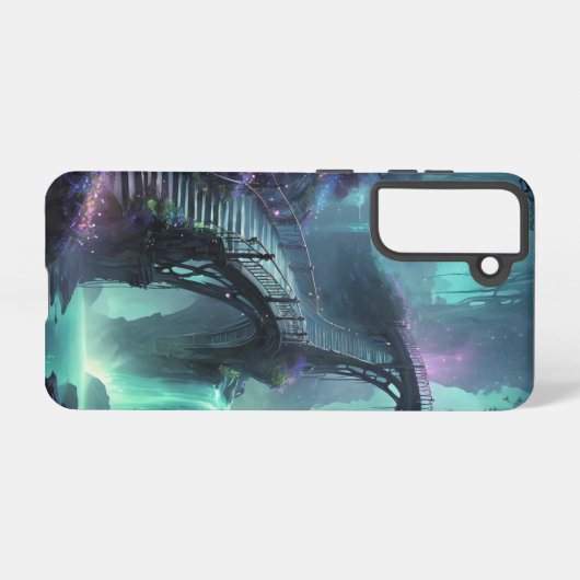 Samsung Phone Case: Höhlen auf dem Moonstone Samsung Galaxy Hülle (Rückseite (Horizontal))