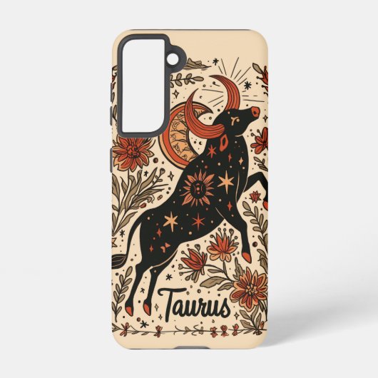 Samsung Phone Case Taurus Celestial Zodiac Art Galaxy Hülle (Rückseite)