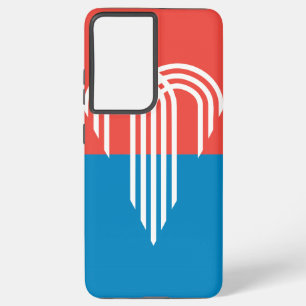 Samsung S21 Plus Fallflagge von Kansas City, USA Galaxy Hülle