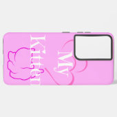 Samsung S21 ultra case rosa kitten Fall Galaxy Hülle (Linke Seite)