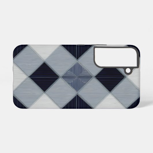 Samsung S22 Case mit moderner Geometrie Galaxy Hülle (Rückseite (Horizontal))