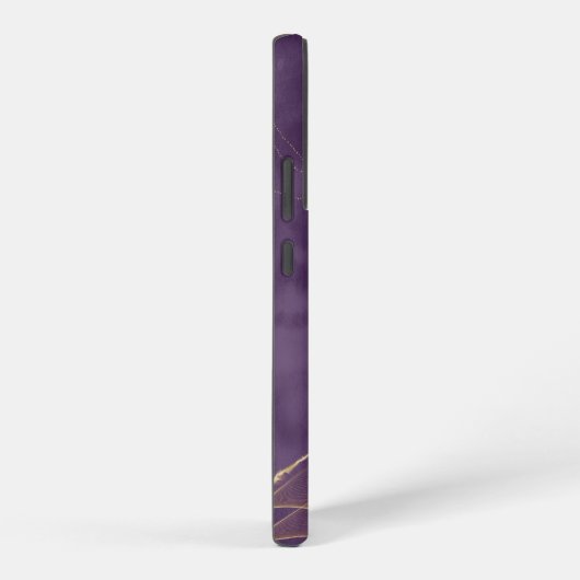 Samsung S22 Fall mit Ballerina Lila Background Samsung Galaxy Hülle (Rechte Seite)