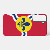 Samsung S22 Plus Fallflagge von St. Louis Galaxy Hülle (Rückseite (Horizontal))