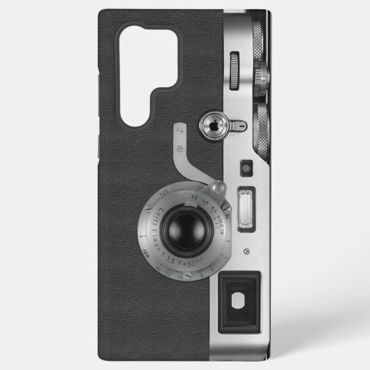 Samsung S22 Ultra case with a vintage camera Galaxy Hülle (Rückseite)