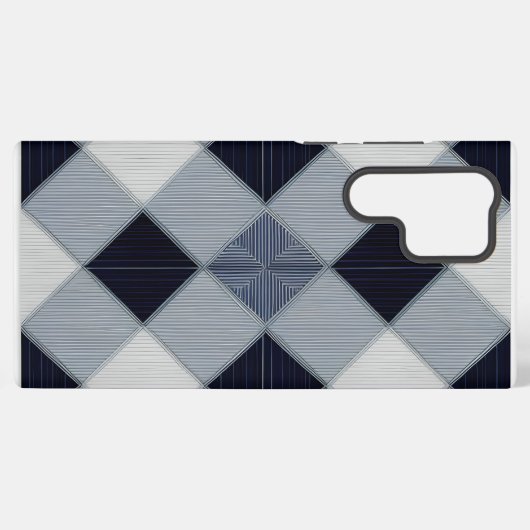 Samsung Ultra S22 Case mit moderner Geometrie Galaxy Hülle (Rückseite (Horizontal))