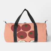 Samt-Apfel-Duffel-Tasche Duffle Bag (Vorderseite)