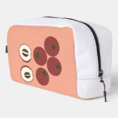 Samt-Apfel-Kulturtasche Waschbeutel (Rechte Ecke)