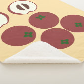 Samt-Apfel-Sherpa-Decke Sherpadecke (3/4)