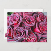 Samt Beauty Denken Sie an Sie Postkarte (Vorne/Hinten)