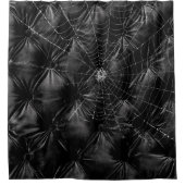 Samt mit Spider Web gepolstert Duschvorhang (Vorderseite)