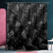 Samt mit Spider Web gepolstert Duschvorhang