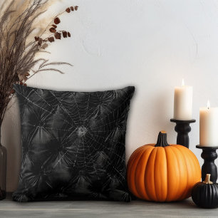 Samt mit Spider Web gepolstert Kissen