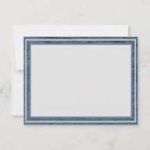 Samt Seas Flat Danke Note Card