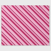 Samt-Streifen, Fuchsia und blassrosa Geschenkpapier (Flach)