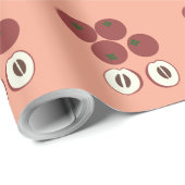 Samtapfel-Geschenkpapier Geschenkpapier (Rolleneckpunkt)