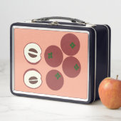 Samtapfel-Metall-Lunchbox Metall Brotdose (Beispiel)