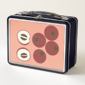 Samtapfel-Metall-Lunchbox Metall Brotdose (Vorderseite)