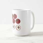 Samtapfel-Tasse Kaffeetasse (VorderseiteRechts)
