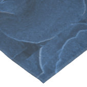 Samtblau-Rose Tischdecke (Schrägansicht)