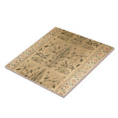 Samtbodenverbreitung, Moghul, Shah Jahan Zeitraum, Fliese (Seite)