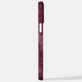 samtbordeauxfarben iPhone hülle (Rechte Seite)
