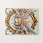 Samtene Maskerade – Königliche Eleganz Puzzle (Horizontal)