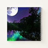 Samtene Nacht Notizblock (Rückseite)