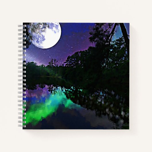 Samtene Nacht Notizblock (Vorderseite)