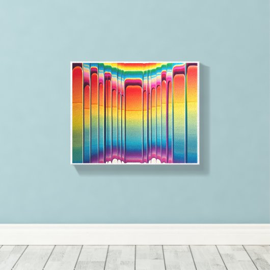 Samtene Nächte Leinwanddruck (Insitu (Holzboden))