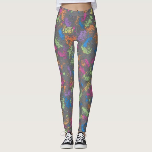 Samtene Pigmentdrift Leggings (Vorderseite)
