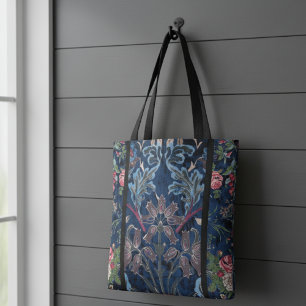 Samtene Vintage-Blüten: Gothic-inspirierte Eleganz Tasche