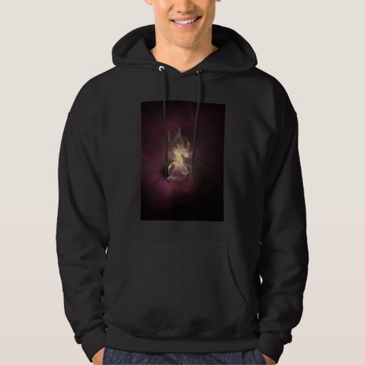 Samtig Fraktal Mathematisch Hoodie (Vorderseite)