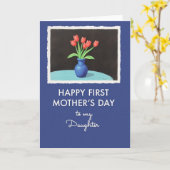 Samtige Florale Happy Day Karte (Gelbe Blume)