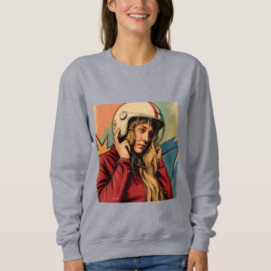 Samtige Geschwindigkeit Sweatshirt (Vorderseite)