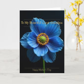 Samtige Nacht Blumen Mütter Karte (Gelbe Blume)