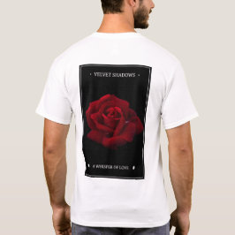 Samtige Schattenrose T-Shirt
