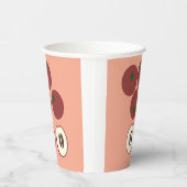 Samtiger Apfel-Papierbecher Pappbecher (Rechts)