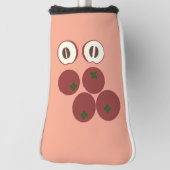 Samtiger Apfel-Putter-Golfkopfschutz Golf Headcover (Rotieren 90)