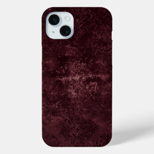 Samtiger Wein Damast   Bordeaux Sangria Grunge Gla Case-Mate iPhone Hülle
