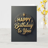 Samtkarten zum Geburtstag mit Prägedruck Karte (Gelbe Blume)