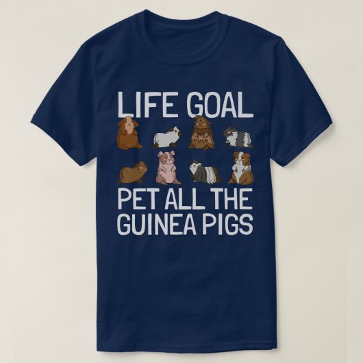 Sämtliche Guinea Schweine T-Shirt (Design vorne)
