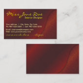 Samtpaisley Visitenkarte (Vorne/Hinten)