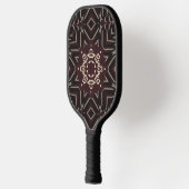Samtroter Mandala Pickleball Schläger (Links)