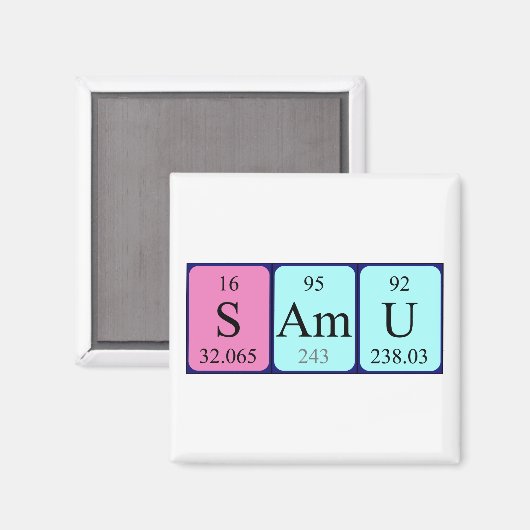 Samu Periodenmagnet Magnet (Vorderseite/Rückseite)