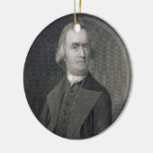 Samuel Adams, graviert von G.F. Storm (fl.c.1834) Keramikornament (Links)